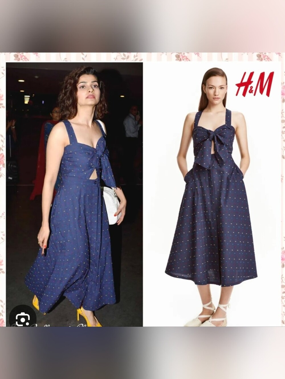 New! H＆M Strapped Bow Dress / 12